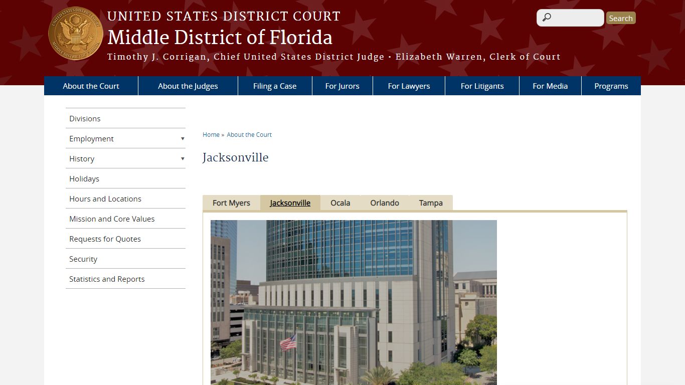 Jacksonville | Middle District of Florida | United States District Court